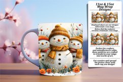Festive Gingerbread Man Mug Design 11oz/15oz Wrap Product Image 1