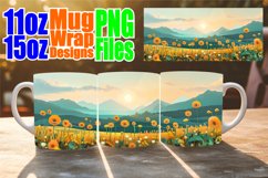 Beautiful Spring Mug Wrap - Sublimation Scenic Art Product Image 1