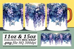 Spring Flower Mug Wrap - Blossom Pattern 11oz 15oz Product Image 1