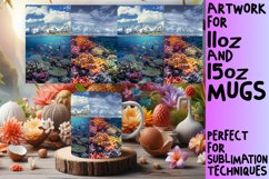 Nature-Inspired Mug Wrap Sublimation for 11oz/15oz Product Image 1