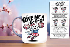 Enchanting 11oz Mug Wrap Png Design , Funny Ghost Product Image 1