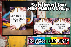 Inspiring journeys 11oz 15oz mug wrap, Teacher Product Image 1