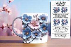 Enchanting 3D Floral Mug Array Product Image 1