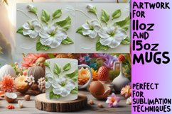 Blossom Bliss: Mug Wrap Sublimation Product Image 1