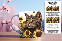 Cat Mug Wraps: Spring's Whimsical Palette Product Image 1
