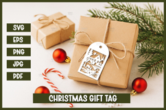 12 Christmas Gift Tags Paper cut SVG,Christmas Tag SVG Product Image 11