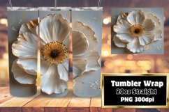 Blossom Magic: Sublimated Tumbler Design Product Image 1