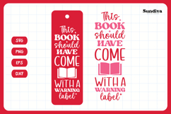 30 Spicy Bookmark Saying SVG Bundle | Book Lovers Product Image 17