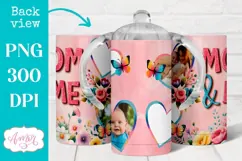Mom and Me Photo sippy cup sublimation, 12oz kids tumbler Product Image 2