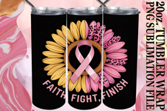 WHIMSICAL ESCAPES 20oz TUMBLER WRAP, Breast Cancer Product Image 1