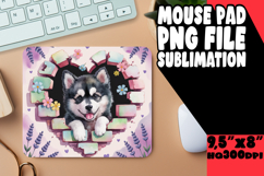 Luminous Desk Pad Designs Sublimation, Cute Dog Product Image 1