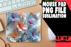 Elegant Floral Pattern Mouse Pad: Chic Style Product Image 1