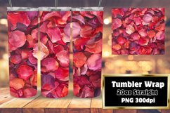 Tumbler Wrap Sublimation 20oz Pattern Colorful Flowers Product Image 1