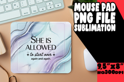 Vibrant Desk Mat Sublimation PNG, Religious Product Image 1