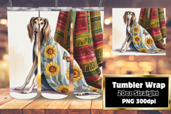 Watercolor Cute Owl Tumbler Wrap 20oz Product Image 1