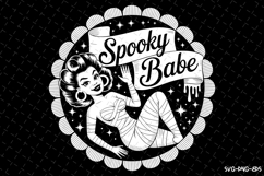 Spooky Babe Svg | Halloween Svg | Svg Cut Files Product Image 1
