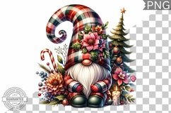 Christmas Gnome Sublimation - Clipart PNG Design Product Image 1