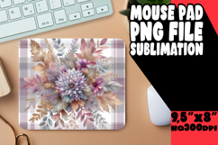 SWEET desk MAT Sublimation Ideas, Autumn Flower Product Image 1