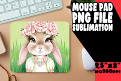 Sweet Mouse Pad Ideas for Gifts, Cute Bunny Product Image 1