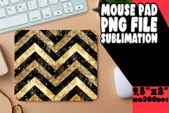 Vibrant Glitter Stripe Mouse Pad Art Product Image 1