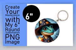 Sophisticated Circle Design for Sublimation , Halloween Dino Product Image 1