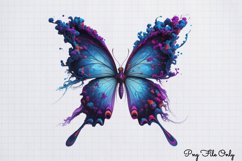 Smoke Butterflies Clipart PNG Product Image 1