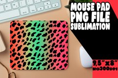 Shimmering Leopard Print Mouse Pad Design Patterns PNG Product Image 1