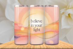 Positive Affirmations 20oz Tumbler wrap Inspirational Quotes Product Image 1