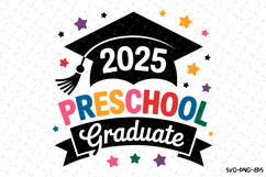 2025 Preschool Graduate svg | Graduation Svg | Svg Files Product Image 1