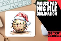 Cozy Mouse Mat Design Sublimation, Holiday Product Image 1
