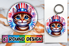 Bright Moments Round Ornaments, USA Animals Product Image 1