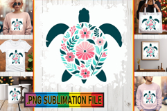 Unique Tote Bag Art Magic PNG, Flower Animals Product Image 1