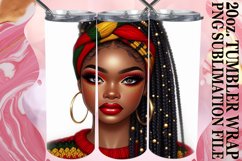 Radiant memories 20oz tumbler wrap, Love Girl Product Image 1