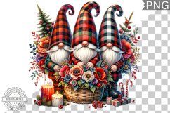 Christmas Gnome Sublimation - Clipart PNG Design Product Image 1