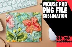 Colorful Flower Pattern Mouse Pad Design Product Image 1