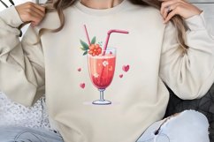 Cute Watercolor Valentines Day Clipart PNG Product Image 1