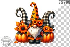 Halloween Gnome Sublimation - Clipart PNG Design Product Image 1