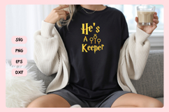 Wizard Bachelorette Party Saying SVG | Hes A Keeper Product Image 4
