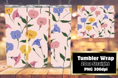 Sublimation Tumbler Wrap with Watercolor Boho Delight Product Image 1