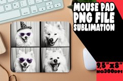 Delightful Puppy Photo Sublimation Mouse Pad Template for Of Product Image 1