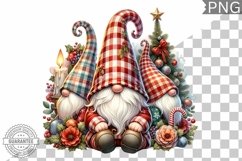 Christmas Gnome Sublimation - Clipart PNG Design Product Image 1