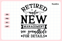 Funny Retirement Quote SVG | See Grandkids For Details Product Image 3