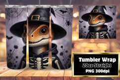 20oz Tumbler Design for Gift Ideas , Halloween Dino Product Image 1