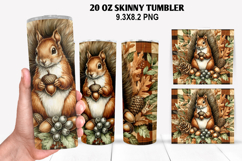 Animals Tumbler Sublimation PNG Bundle, Festive 20oz Designs Product Image 8