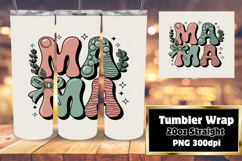 20oz Tumbler Template for Gifts , Mama Product Image 1