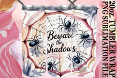 WHIMSICAL SUBLIMATION 20oz TUMBLER WRAP, Halloween Product Image 1