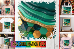 LUMINOUS Tote Bag Designs PNG, Pattern Product Image 1