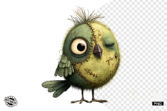 Quirky Zombie Birds Clipart Product Image 1