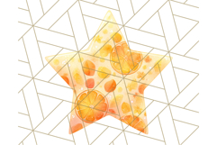 Cute Puffy Star Clipart PNG, 3D Glossy Pastel Stars Clip Art Product Image 3
