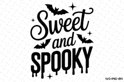 Sweet and Spooky Svg | Halloween Svg | Svg Cut Files Product Image 1